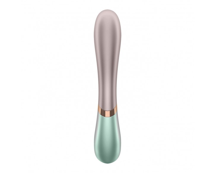 Смарт вібратор-кролик із підігрівом Satisfyer Hot Lover Green