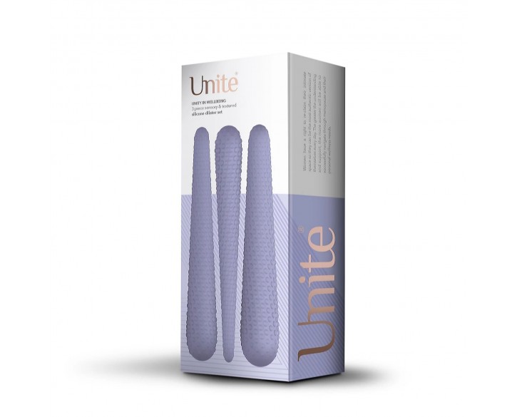 Система відновлення при вагінізмі Unite Silicone Dilators Set для зняття спазмів під час введення