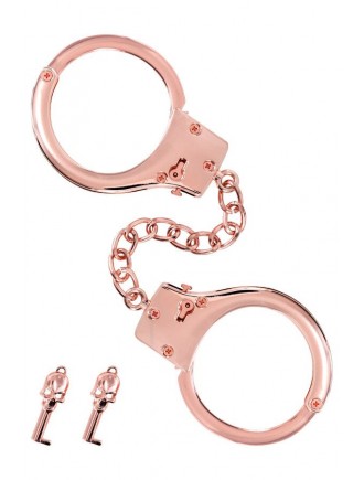 Наручники Fetish Tentation Premium Chick wrist cuffs in rose-gold metal