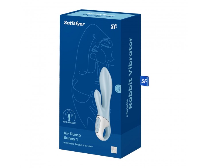 Вібратор-кролик надувний Satisfyer Air Pump Bunny 1