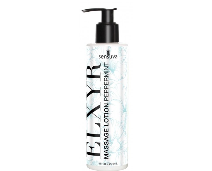 Лосьйон для масажу ніг та ступень Sensuva ELXYR Massage Lotion Peppermint (236 мл)
