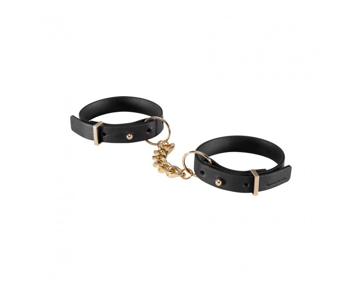 Наручники з екошкіри Bijoux Indiscrets Maze – Thin Handcuffs Black