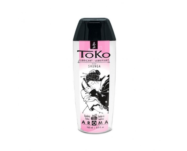 Лубрикант на водній основі Shunga Toko AROMA – Raspberry (165 мл), не містить цукру