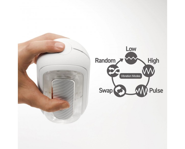 Мастурбатор Tenga Flip Zero Gravity Electronic Vibration White