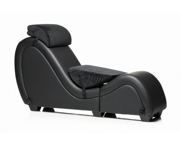 Секс-крісло з подушками Master Series Kinky Sex Lounge with Cushions - Black