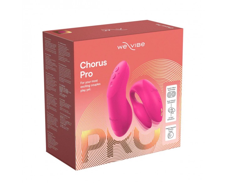 Смарт-вібратор для пар We-Vibe Chorus Pro Electric Pink