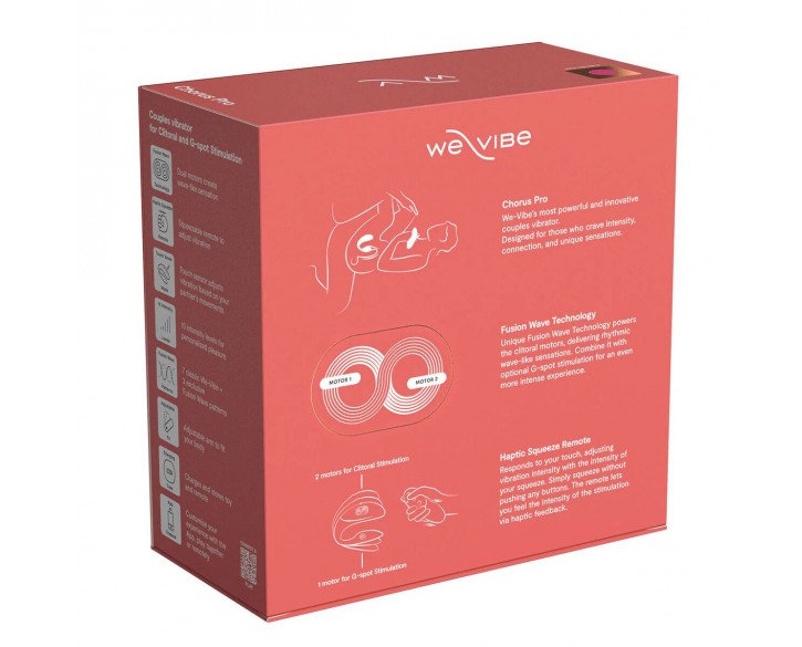 Смарт-вібратор для пар We-Vibe Chorus Pro Electric Pink