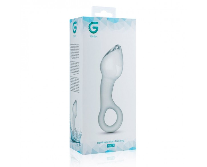 Скляний стимулятор простати Gildo Glass Prostate Plug No. 13