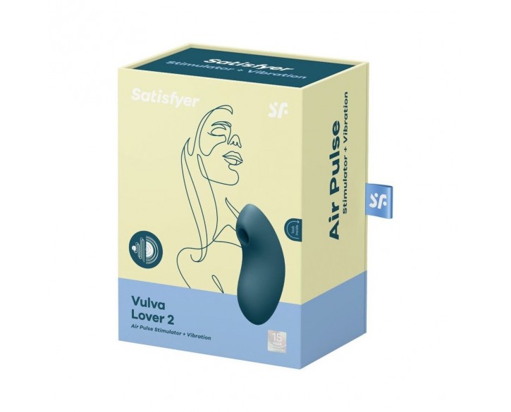 Вакуумний вібратор Satisfyer Vulva Lover 2 Blue