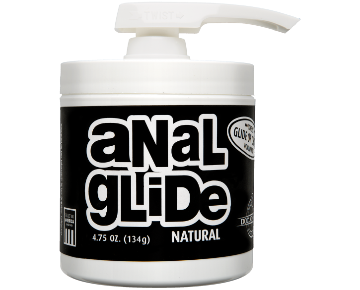 Анальна змазка на олійній основі Doc Johnson Anal Glide Natural (134 г) тривале ковзання