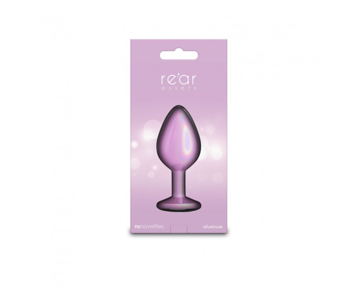 Анальна пробка NS Novelties Rear Assets - Iridescent Pink - Medium - Pink