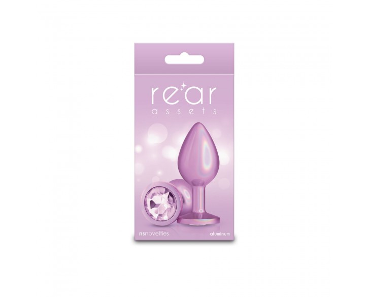 Анальна пробка NS Novelties Rear Assets - Iridescent Pink - Medium - Pink