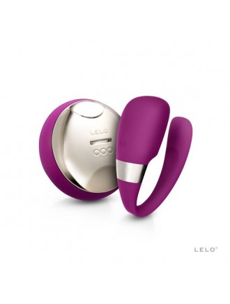 Вібратор для пар LELO Tiani 3 Deep Rose, 2 мотори, пульт ДК