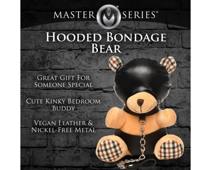 Іграшка плюшевий ведмідь HOODED Teddy Bear Plush, 23x16x12см