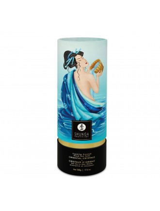 Пінлива сіль для ванни Shunga Dead Sea salt Oriental Crystals — Ocean Temptations (500 г), сіль Мерт