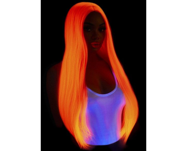 Перука Leg Avenue 33″ Long straight center part wig neon pink