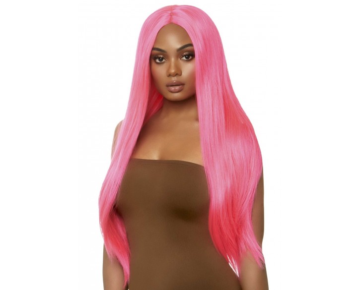 Перука Leg Avenue 33″ Long straight center part wig neon pink