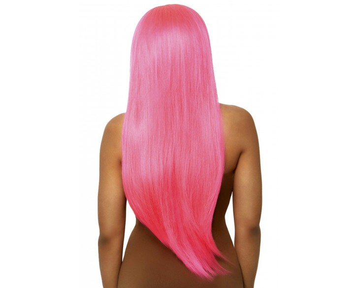 Перука Leg Avenue 33″ Long straight center part wig neon pink