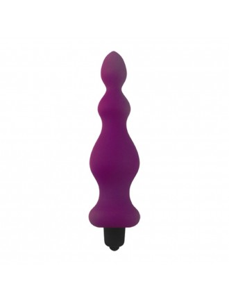 Анальна пробка з вібрацією Adrien Lastic Bullet Amuse Purple, макс. діаметр 3,9 см