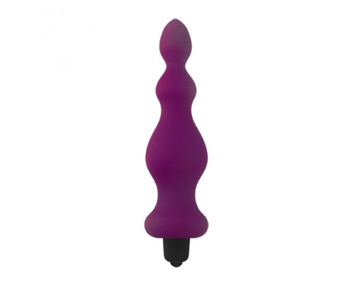 Анальна пробка з вібрацією Adrien Lastic Bullet Amuse Purple, макс. діаметр 3,9 см