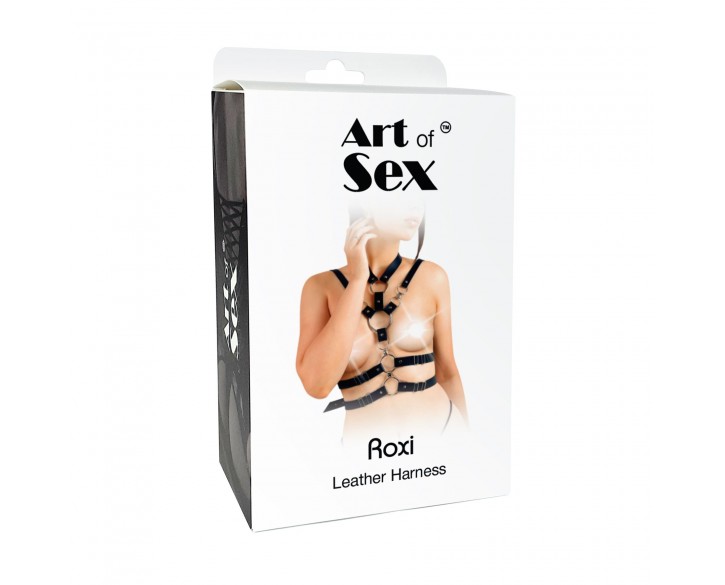 Сексуальна портупея жіноча Art of Sex - Roxi, розмір XS-2XL, колір чорний