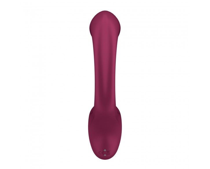Вагінально-кліторальний вібратор Satisfyer G for Goddess 2 Wine Red, 2 мотори