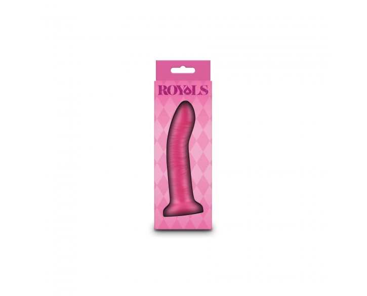 Дилдо NS Novelties Royals - 5" Charlie - Metallic Pink