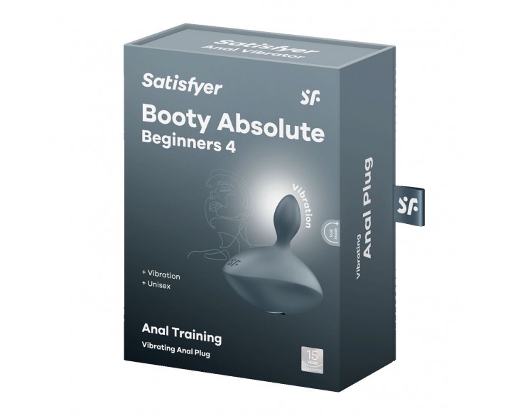 Анальна вібропробка Satisfyer Booty Absolute Beginners 4, для початківців, ввідна частина 3 см