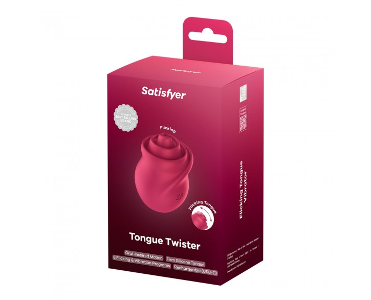Вібростимулятор для клітора Satisfyer Tongue Twister з імітацією язичка