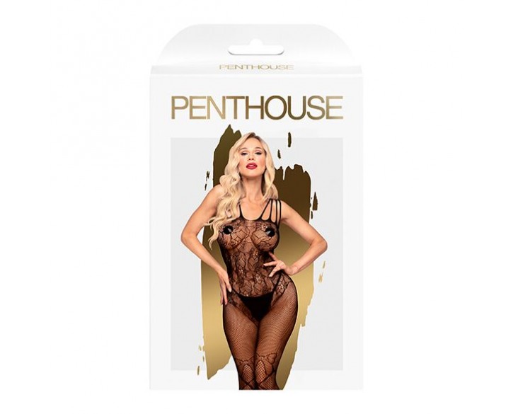 Бодістокінг з доступом до попки Penthouse - Dirty mind black S/L