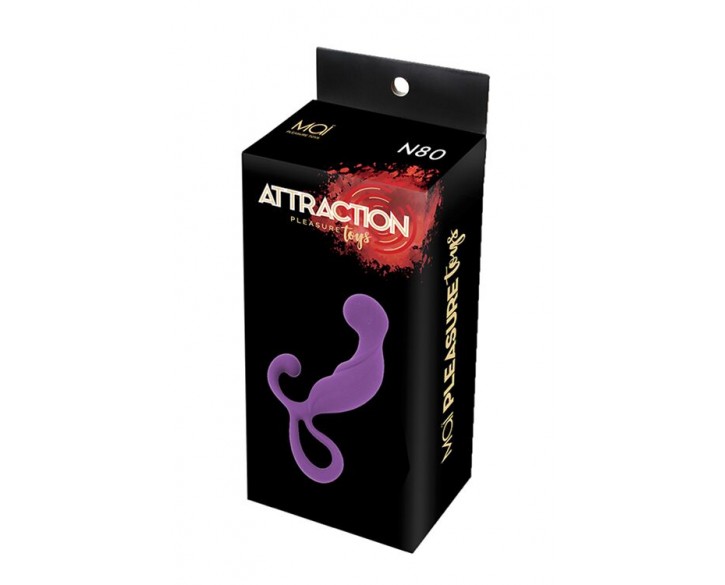 Масажери простати MAI Attraction Toys №80 Purple, довжина 13,4 см, діаметр 3,2 см