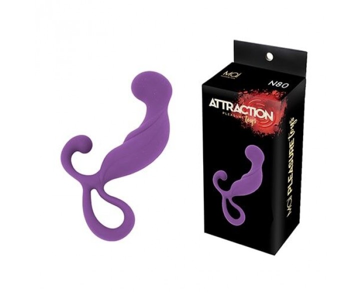 Масажери простати MAI Attraction Toys №80 Purple, довжина 13,4 см, діаметр 3,2 см