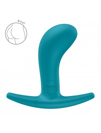 Анальна пробка Fun Factory BOOTIE S Aquamarine, діаметр 2,8 см, тонкий обмежувач