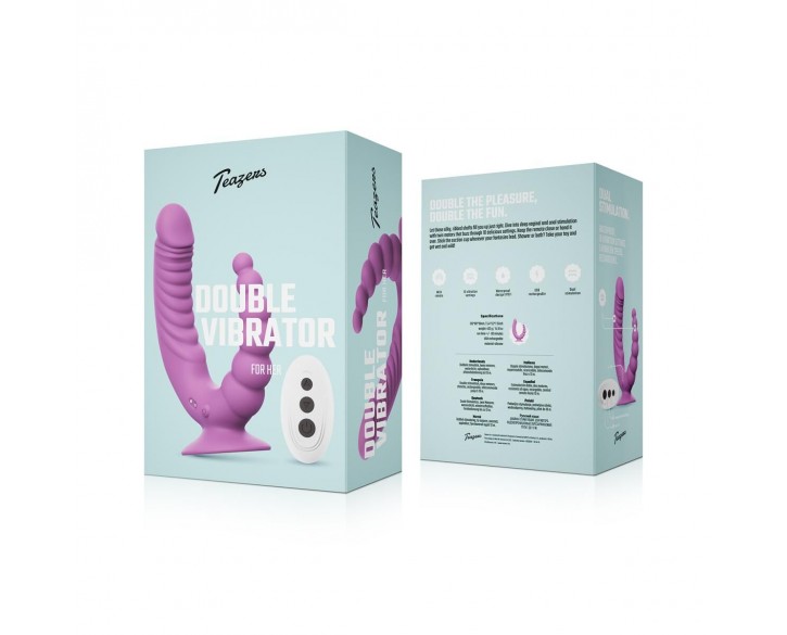 Подвійний вібратор Teazers Double Vibrator