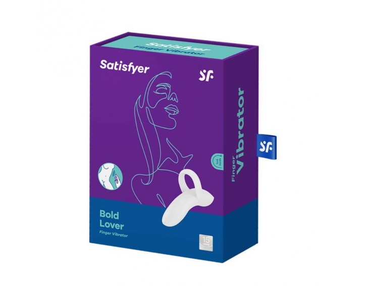 Вібратор на палець Satisfyer Bold Lover White, гнучкий