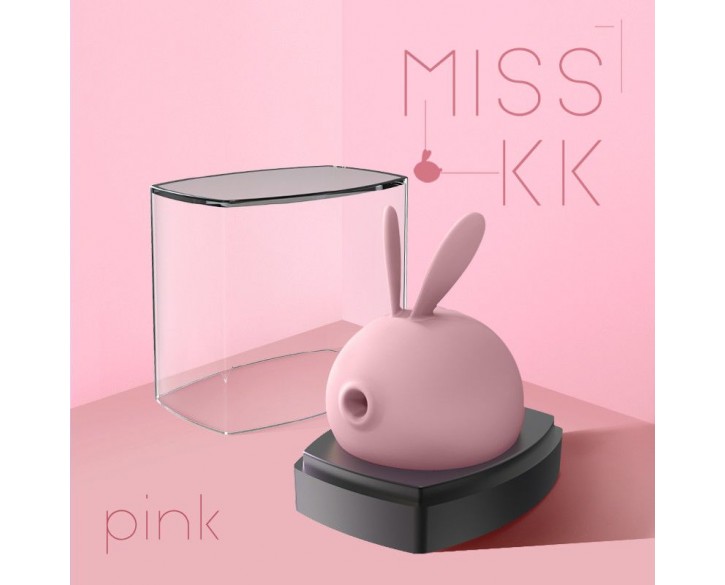 Вакуумний стимулятор з вібрацією KISTOY Miss KK Pink