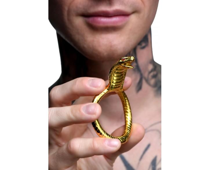 Ерекційне кільце Master Series Cobra King Golden Cock Ring