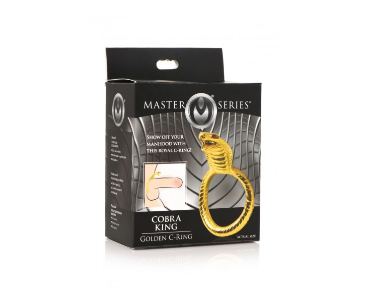 Ерекційне кільце Master Series Cobra King Golden Cock Ring