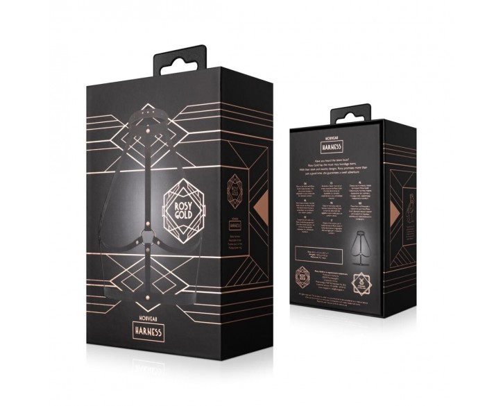 Портупея Rosy Gold - Body Harness - Black