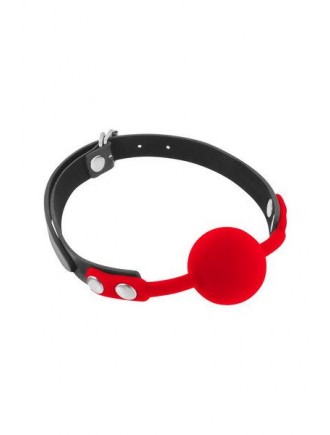 Класичний кляп з силіконовою кулькою Fetish Tentation Silicone Gag Ball