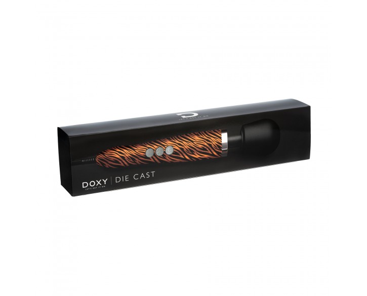 Вібромасажер DOXY Die Cast TIGER, дуже потужний, живлення 220В, металевий корпус