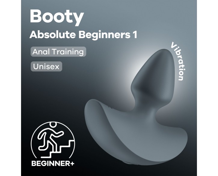 Анальна вібропробка Satisfyer Booty Absolute Beginners 1, для початківців