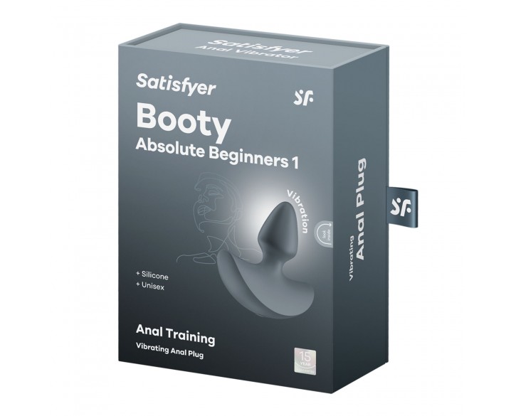 Анальна вібропробка Satisfyer Booty Absolute Beginners 1, для початківців