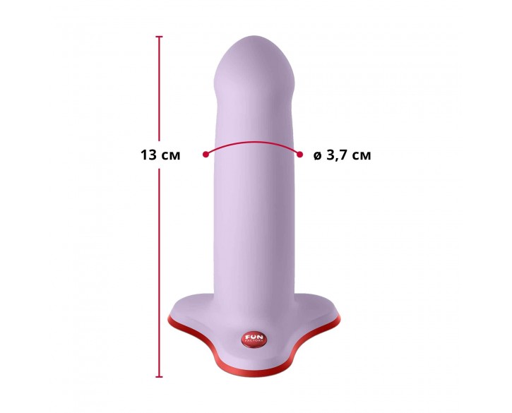 Фалоімітатор Fun Factory AMOR Purple, довжина 14,6 см, діаметр 3,7 см, вигнутий