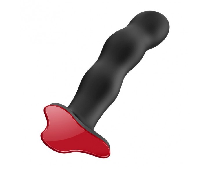 Фалоімітатор Fun Factory BOUNCER Black, кульки всередині, ефект вібрації, діаметр 3,9 см