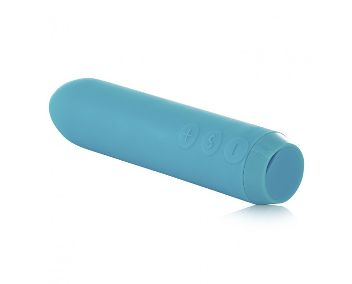 Мінівібратор Je Joue - Classic Bullet Vibrator Teal з глибокою вібрацією і фіксацією на палець