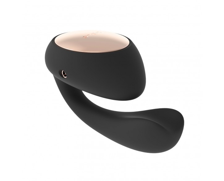 Смарт-вібратор LELO Ida Wave Black, вагінально-кліторальний, технологія WaveMotion, 2 мотори