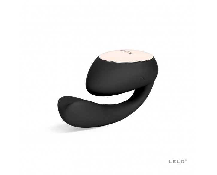 Смарт-вібратор LELO Ida Wave Black, вагінально-кліторальний, технологія WaveMotion, 2 мотори