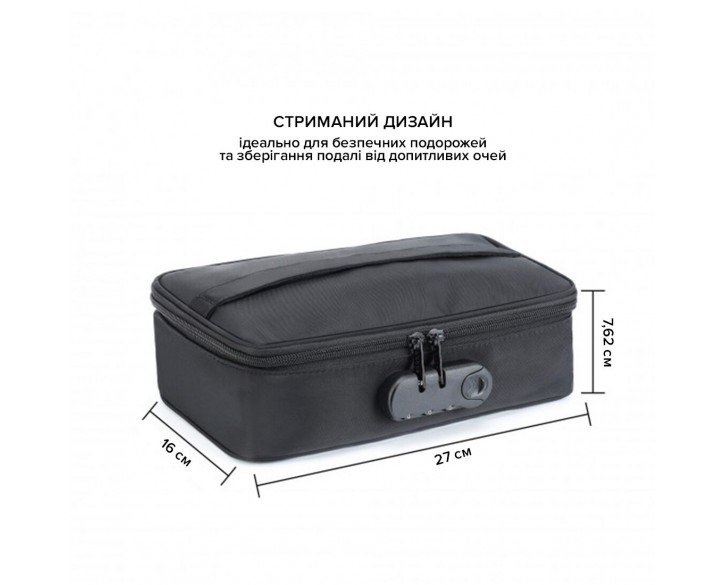 Кейс для іграшок з кодовим замком Dorcel DISCREET BOX