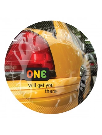 Презерватив ONE Color Sensations - ONE will get you there (Yellow) 1 шт